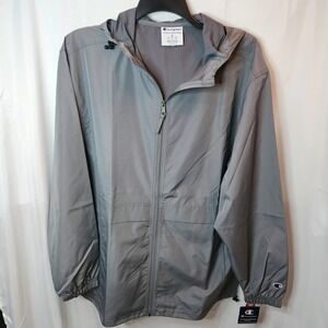 Champion CO125 Adult Full-Zip Anorak Jacket Wind & Water resistant Pockets Sz XL